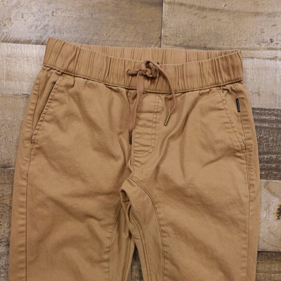 Ring of Fire stretch twill joggers men's medium tan - Picture 2 of 11